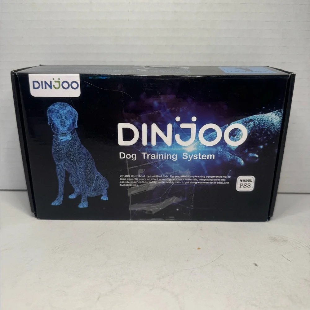 Dinjoo Dog Training System Shock Collar Model PS8 white